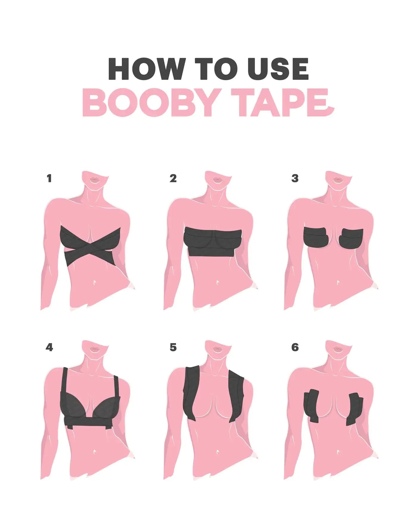 Booby tape™ - Zeg vaarwel tegen bh-bandjes - 1+1 GRATIS!