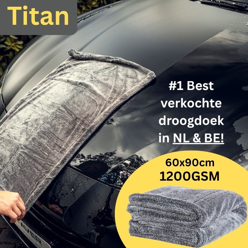 Titan Drying Towel™ – Droog je auto als een professional.