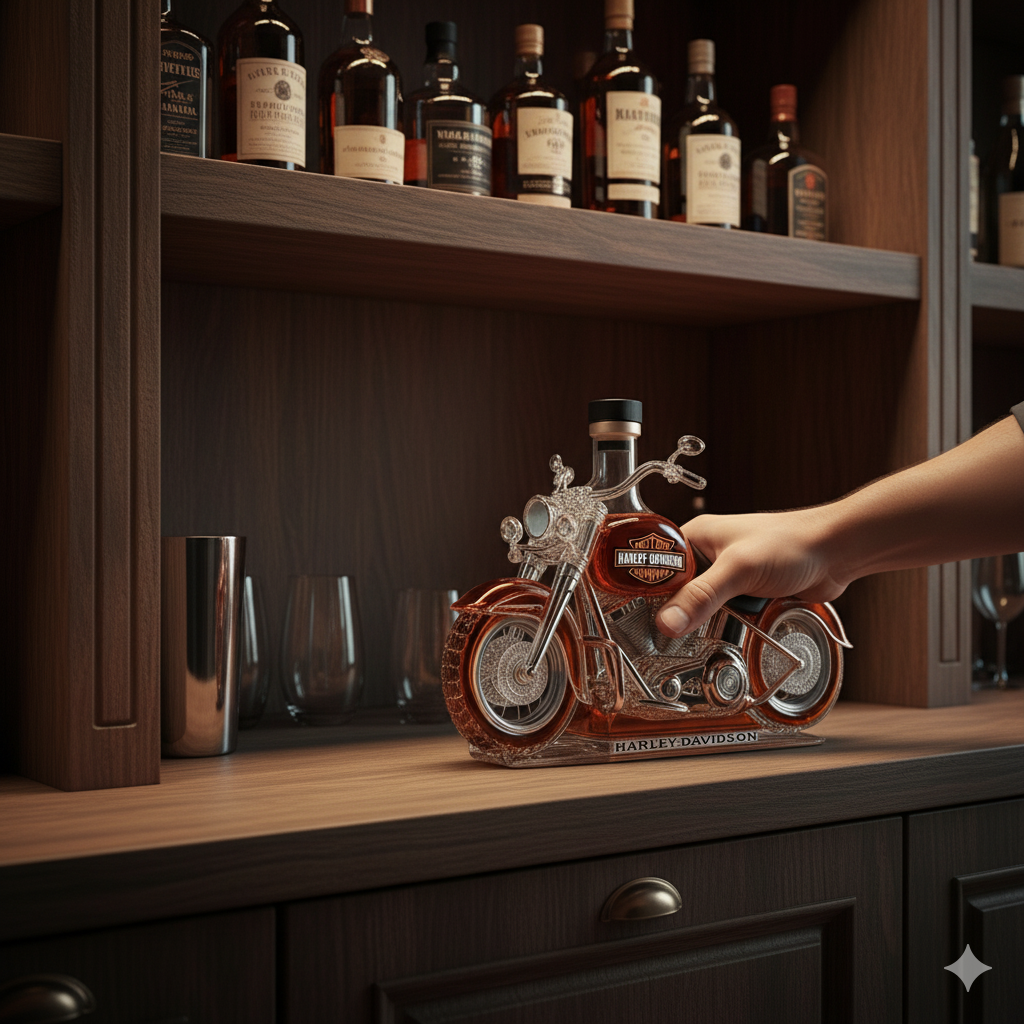 Dé Harley Whiskyfles – Limited Edition - Collectors Item
