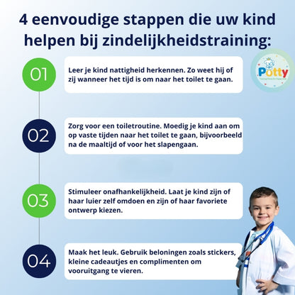 Potty™ Trainingsluiers - zindelijkheid makkelijk gemaakt