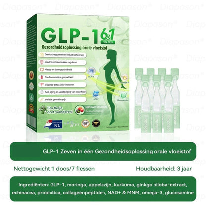 GLP-1™ / 7-in-1 MultiDruppels | Vloeibaar vetverbranding-supplement