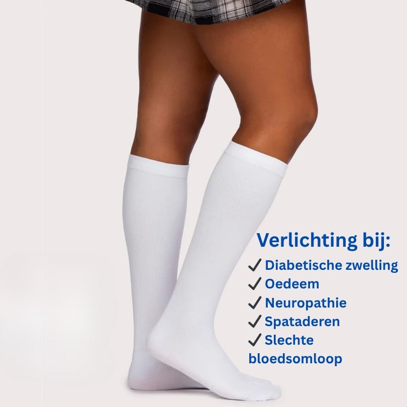 FlexSock™ – Compressiekousen die Eindelijk Wél Passen & Pijnverlichten