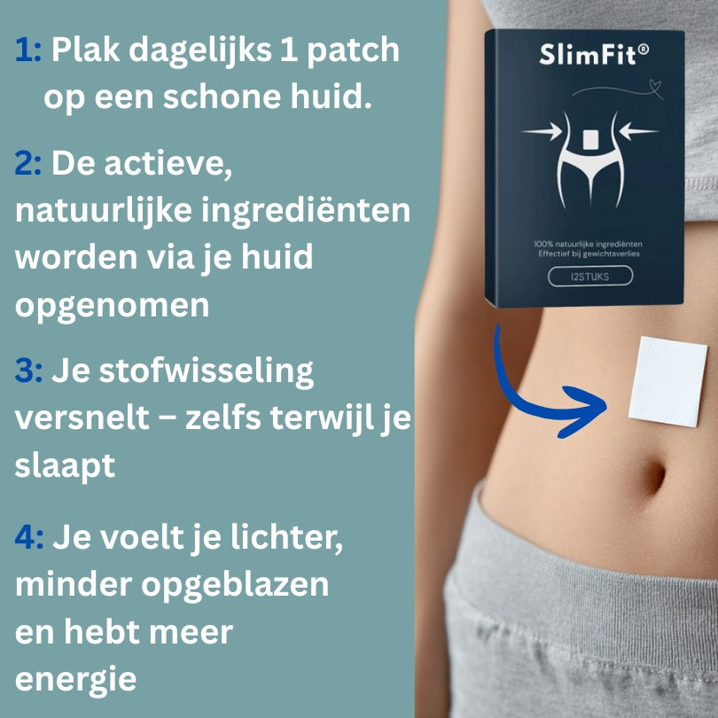 SlimFit® – De Natuurlijke Patch die Vrouwen Na hun 45e Helpt Eindelijk Buikvet te Verliezen (Zonder Dieet of Injecties)