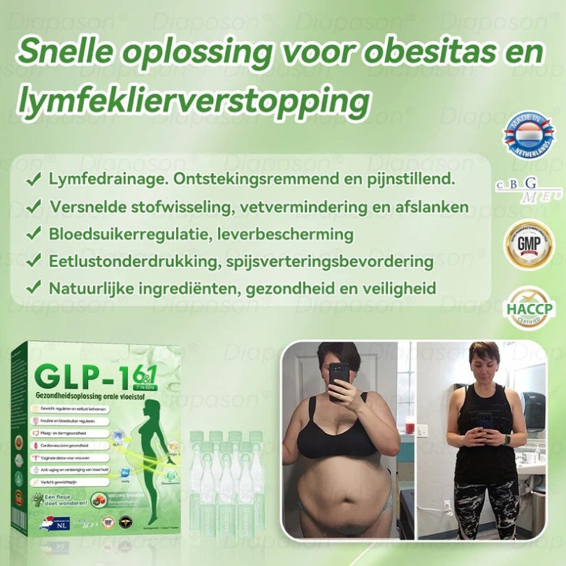GLP-1™ / 7-in-1 MultiDruppels | Vloeibaar vetverbranding-supplement