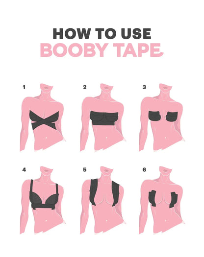 Booby tape™ - Zeg vaarwel tegen bh-bandjes - 1+1 GRATIS!