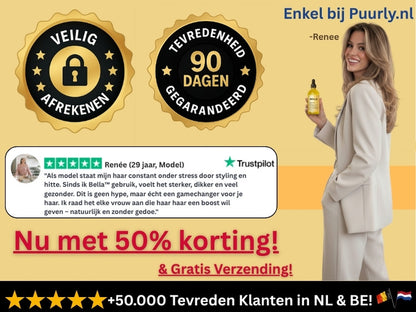 Bella™ Natuurlijke Haar Olie - Droomhaar in 21 Dagen