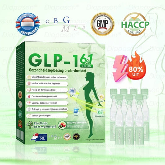 GLP-1™ / 7-in-1 MultiDruppels | Vloeibaar vetverbranding-supplement