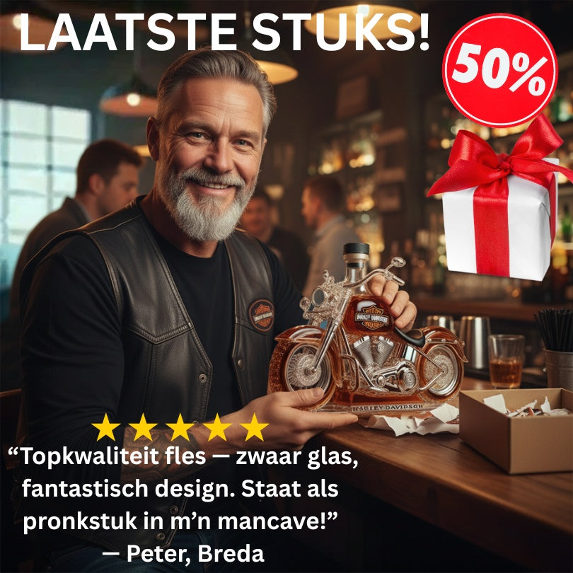 Dé Harley Whiskyfles – Limited Edition - Collectors Item
